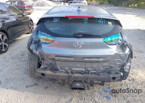 2019 Hyundai Veloster 2.0 из США, поврежденный, VIN KMHTG6AF0KU016639